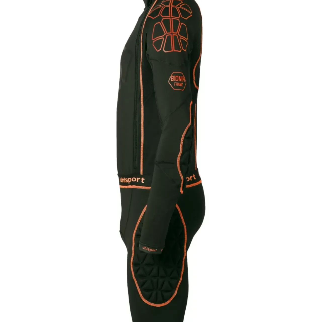 Discount uhlsport Bionikframe Bodysuit Noir/Orange Fluo