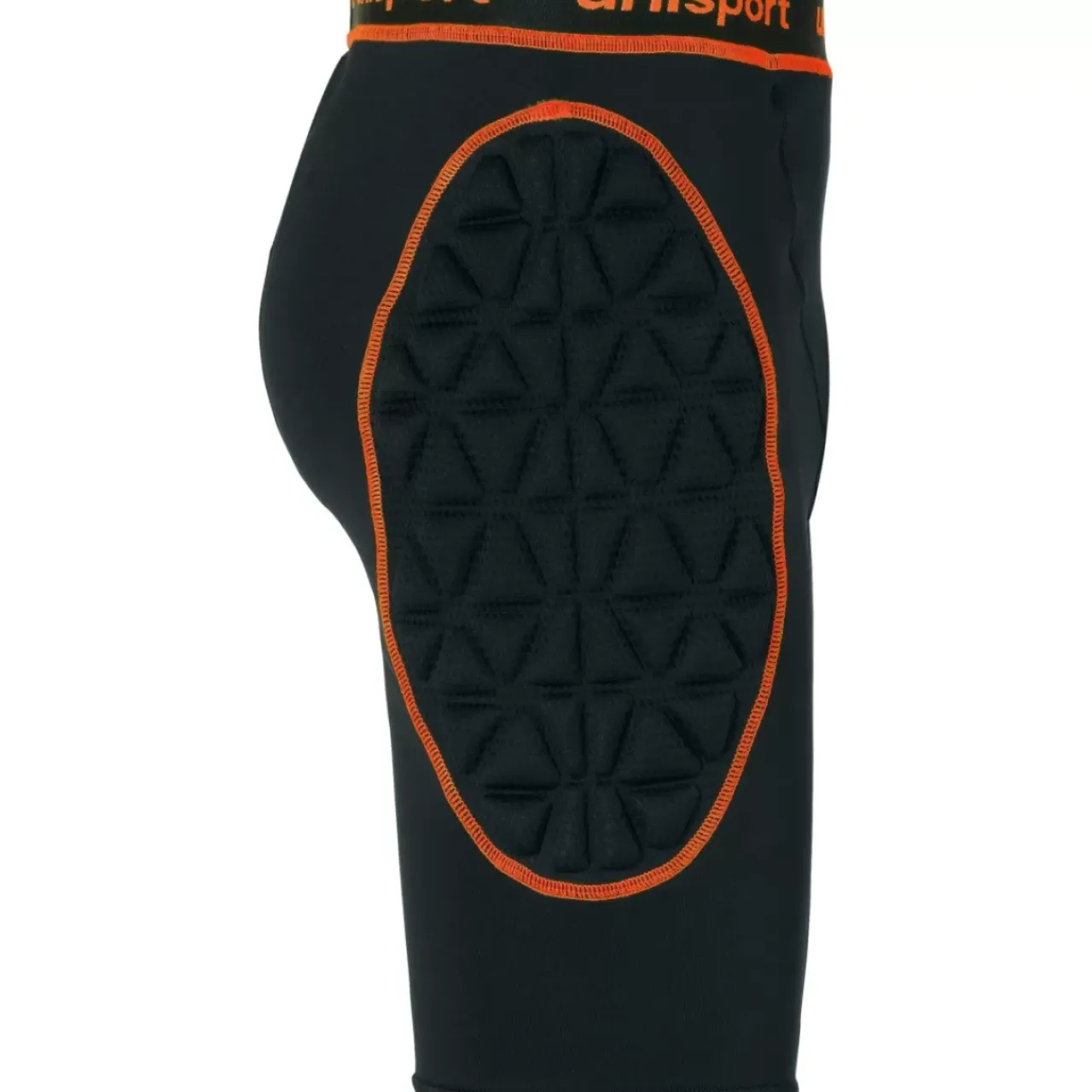 New uhlsport Bionikframe Padded Short Noir/Orange Fluo