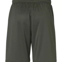 Hot uhlsport Club Shorts Dark Olive/Jaune Fluo