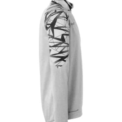 Clearance uhlsport Goal 25 1/4 Zip Top Gris Fonce Chine/Noir