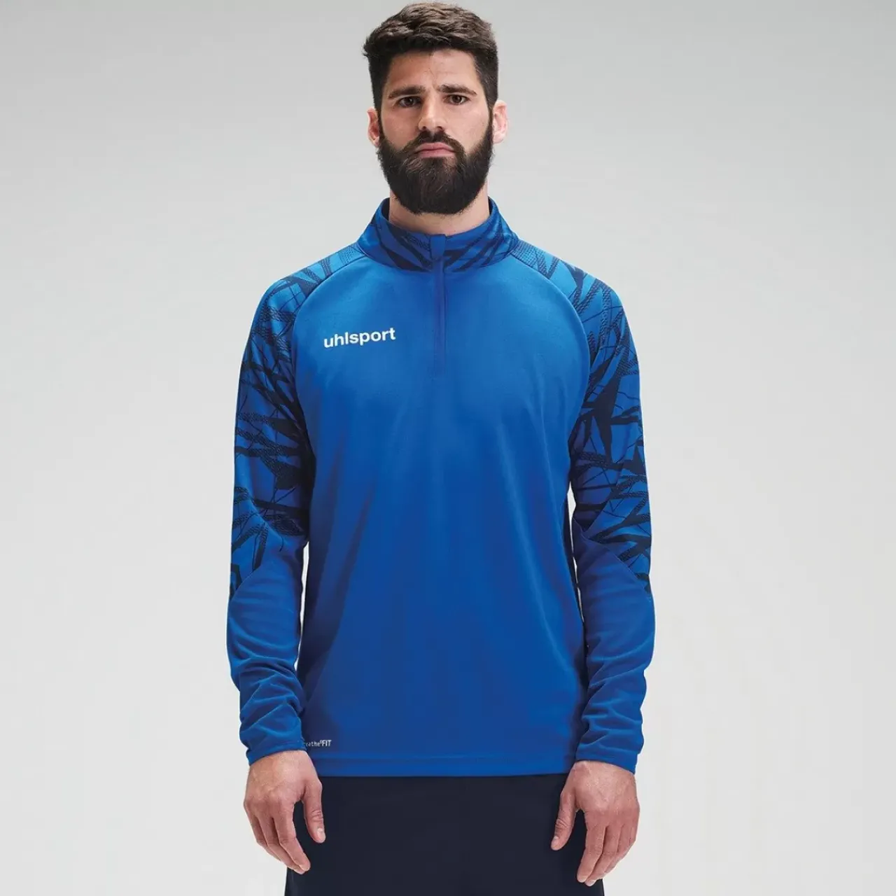 Best uhlsport Goal 25 1/4 Zip Top Azur/Bleu Marine