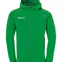 Outlet uhlsport Goal 25 Evo Woven Hood Jacket Vert/Lagon