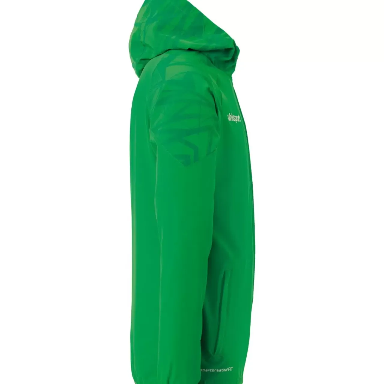 Outlet uhlsport Goal 25 Evo Woven Hood Jacket Vert/Lagon