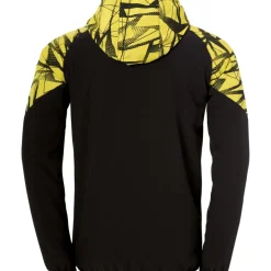 uhlsport Goal 25 Evo Woven Hood Jacket Noir/Jaune Citron