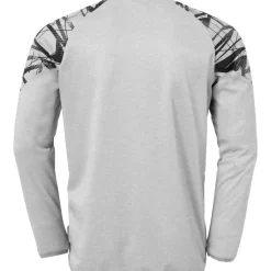Outlet uhlsport Goal 25 Poly Jacke Gris Fonce Chine/Noir
