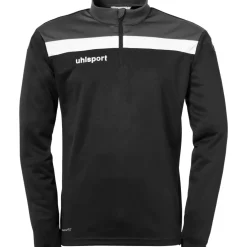 Discount uhlsport Offense 23 1/4 Zip Top Noir/Anthracite/Blanc