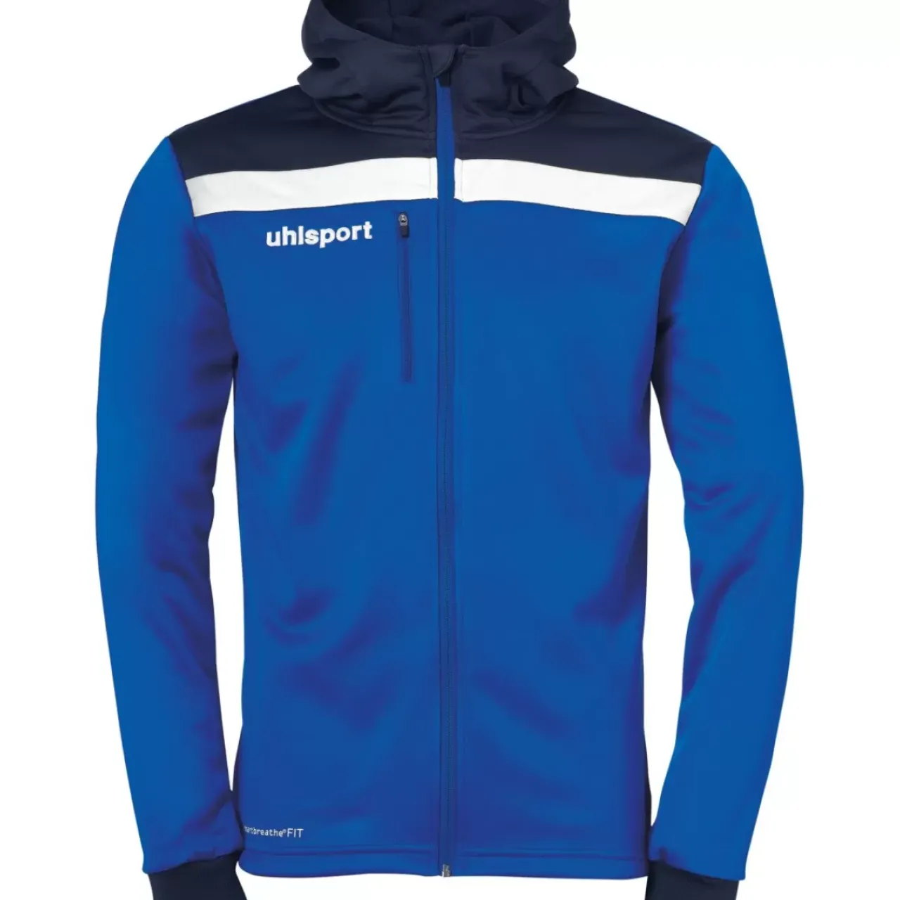 Clearance uhlsport Offense 23 Multi Hood Jacket Azur/Bleu Marine/Blanc