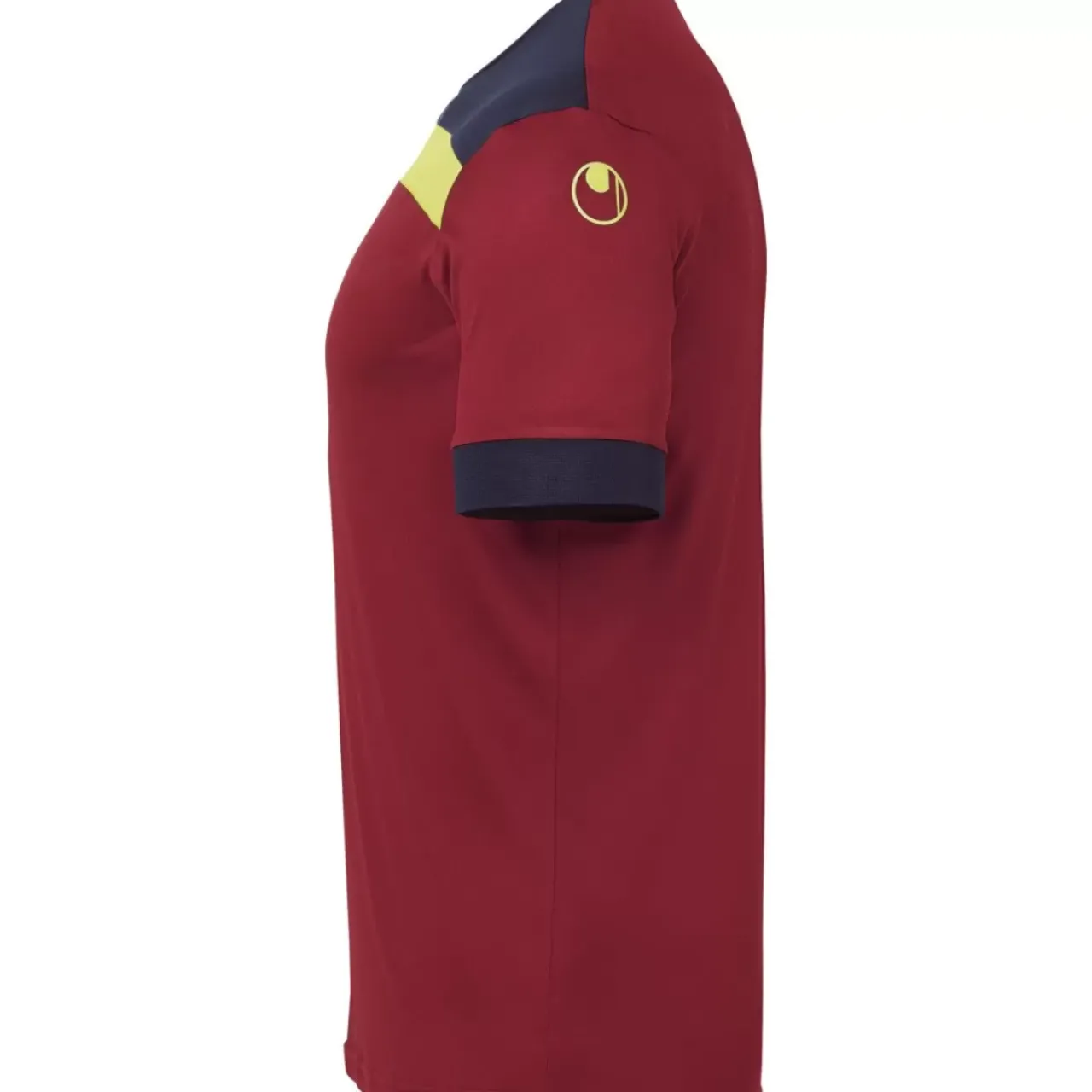 Online uhlsport Offense 23 Trikot Kurzarm Bordeaux/Bleu Marine/Jaune Fluo