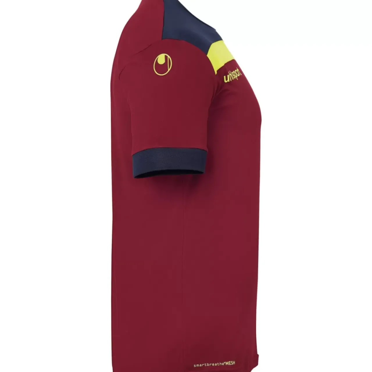 Online uhlsport Offense 23 Trikot Kurzarm Bordeaux/Bleu Marine/Jaune Fluo