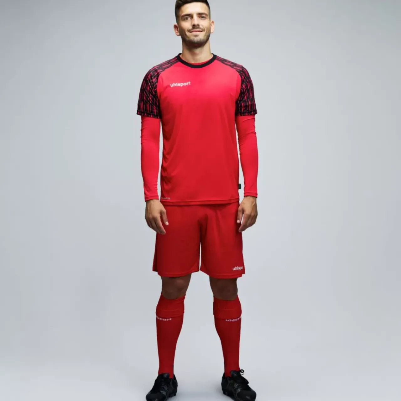 Discount uhlsport Reaction Goalkeeper Set Rouge/Noir