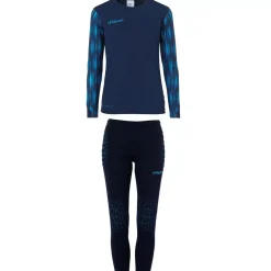 Online uhlsport Reaction Goalkeeper Set Junior Bleu Marine/Bleu Fluo