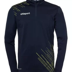 Hot uhlsport Score 26 1/4 Zip Top Marine/Fluo Gelb
