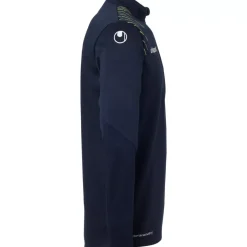 Hot uhlsport Score 26 1/4 Zip Top Marine/Fluo Gelb