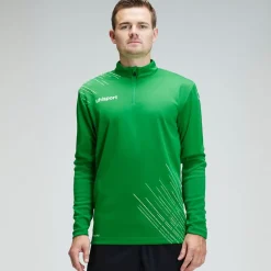 Online uhlsport Score 26 1/4 Zip Top Vert/Blanc
