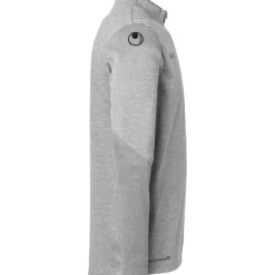 Sale uhlsport Score 26 1/4 Zip Top Gris Fonce Chine/Noir