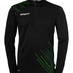 Sale uhlsport Score 26 1/4 Zip Top Noir/Vert Fluo
