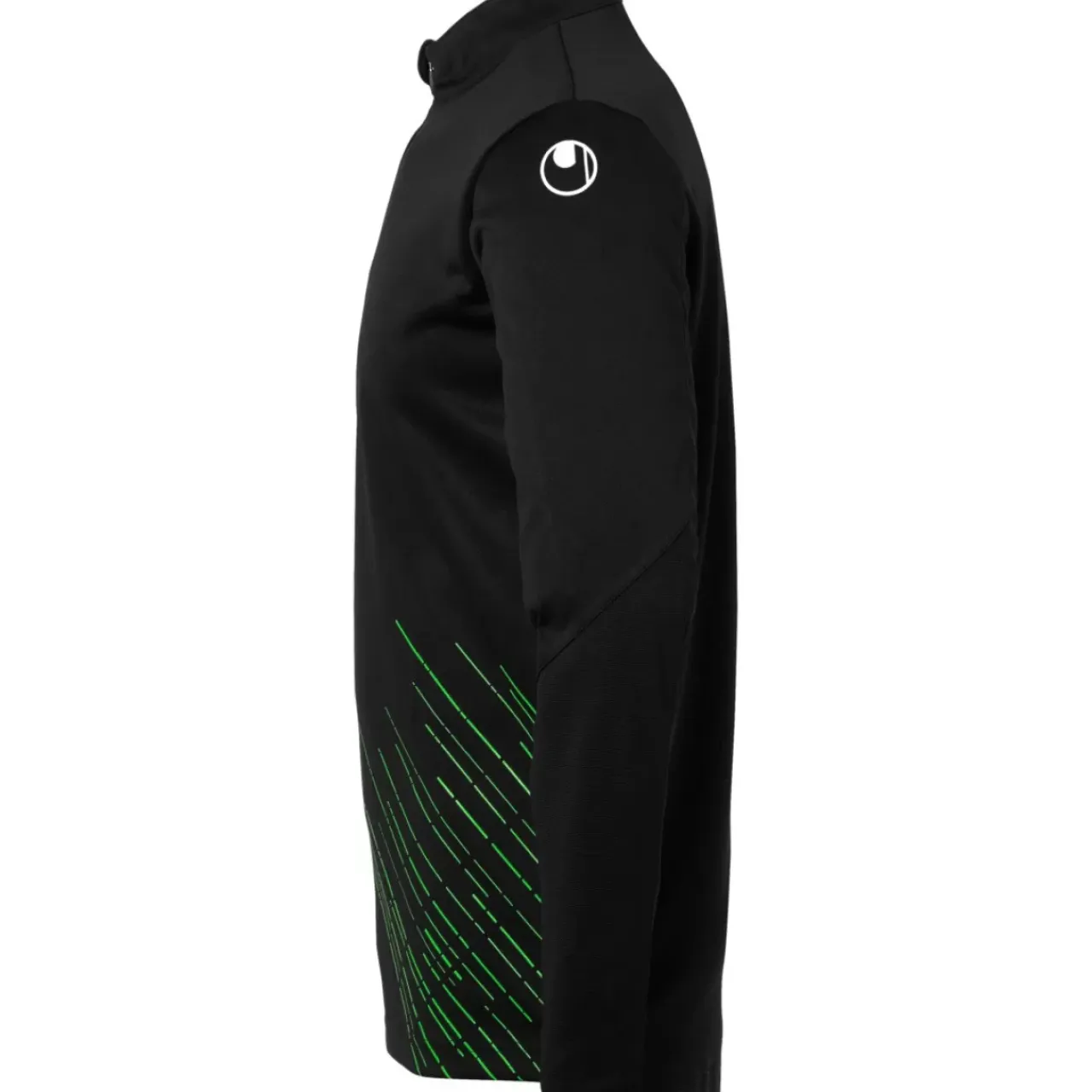 Sale uhlsport Score 26 1/4 Zip Top Noir/Vert Fluo