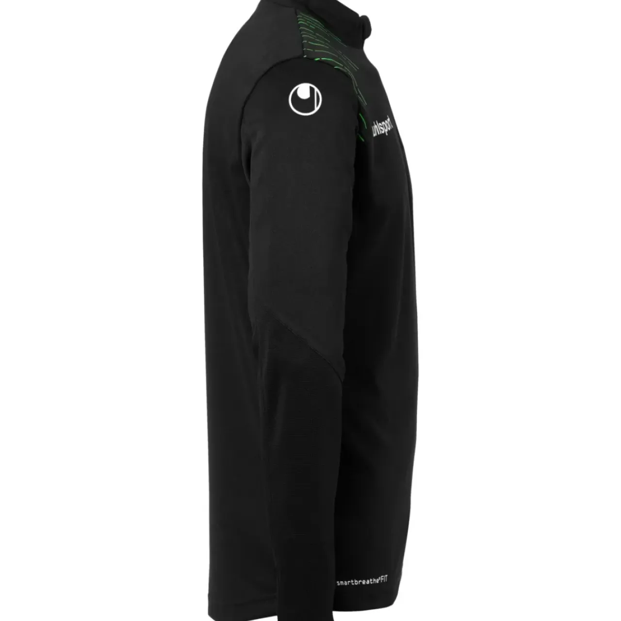 Sale uhlsport Score 26 1/4 Zip Top Noir/Vert Fluo