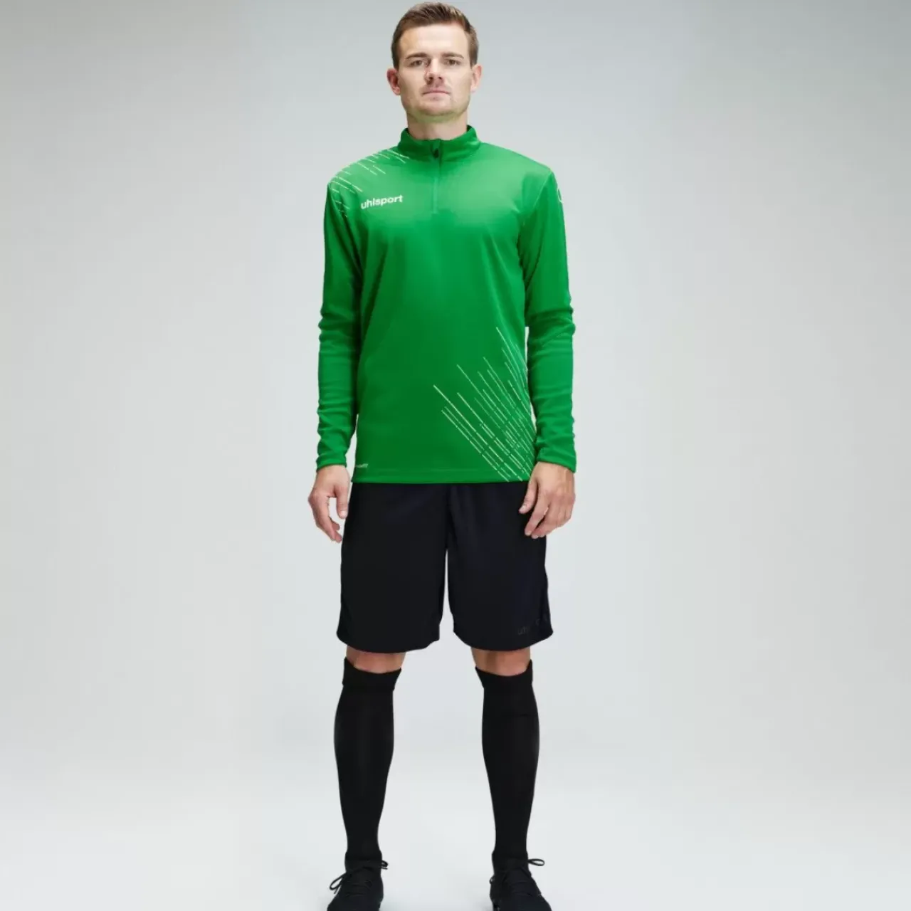 Best uhlsport Score 26 1/4 Zip Top Bleu Marine/Blanc