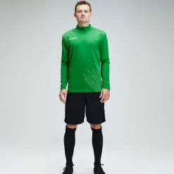 uhlsport Score 26 1/4 Zip Top Noir/Jaune Citron