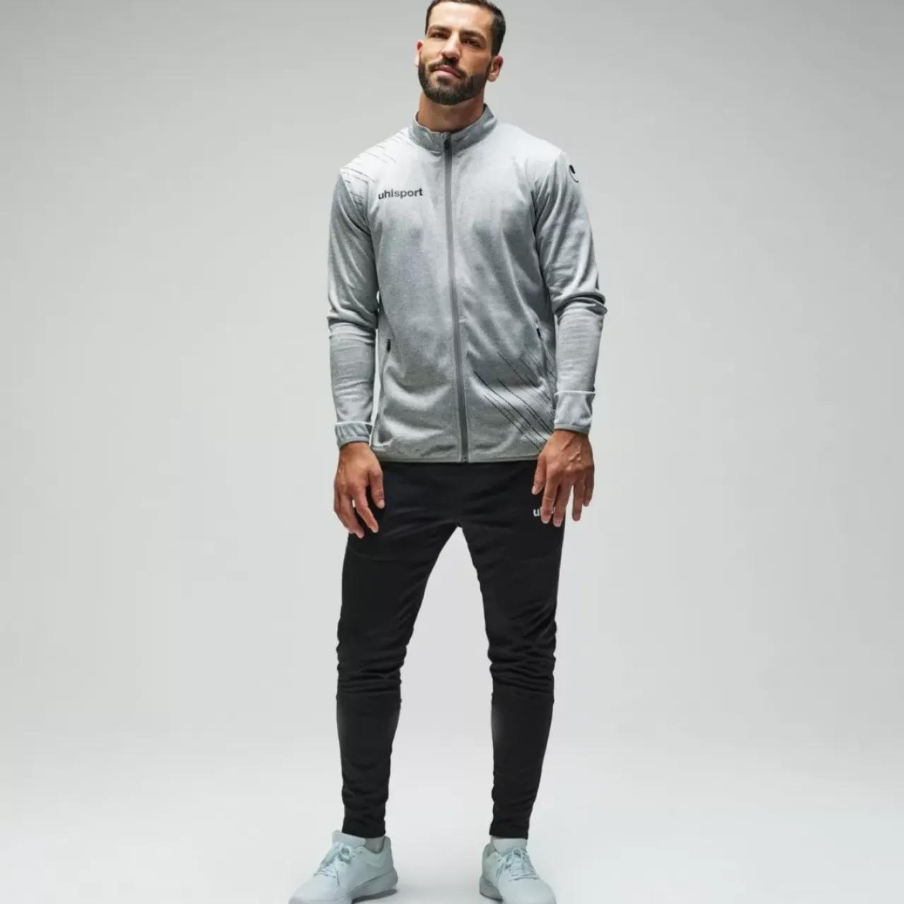 New uhlsport Score 26 Classic Jacket Gris Fonce Chine/Noir