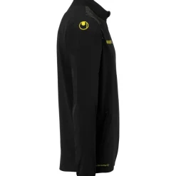 Outlet uhlsport Score 26 Evo Woven Jacket Noir/Jaune Citron