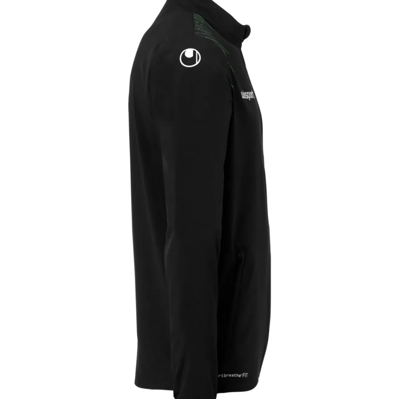New uhlsport Score 26 Evo Woven Jacket Noir/Vert Fluo