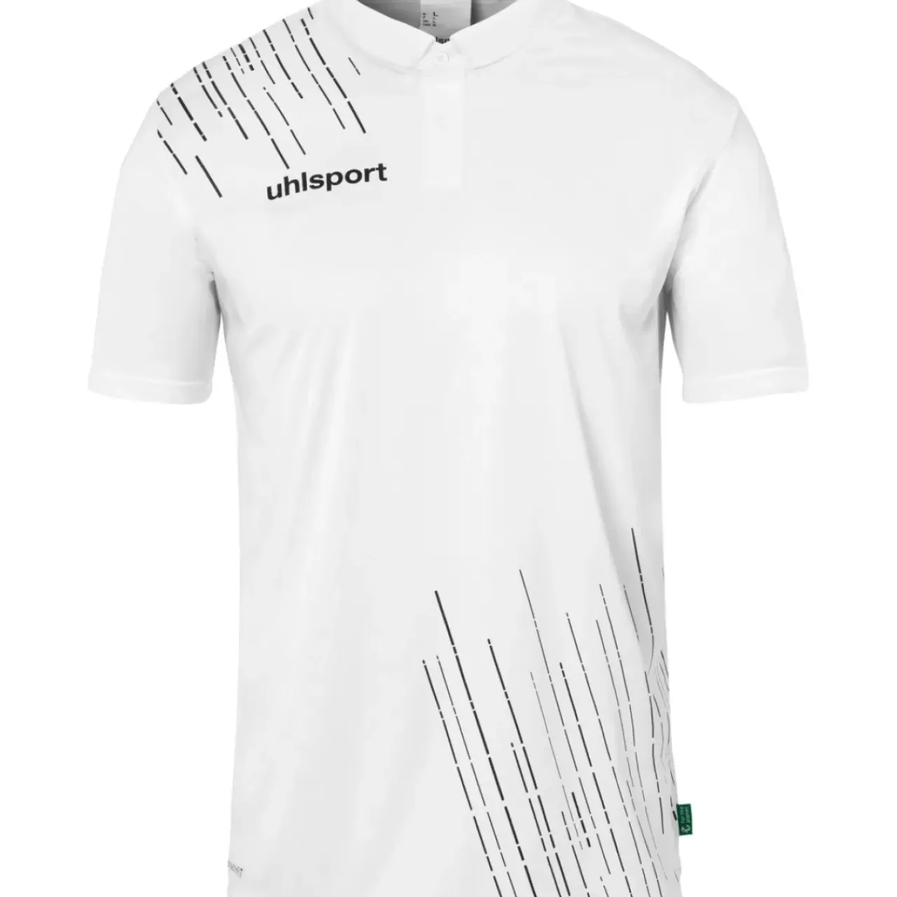 New uhlsport Score 26 Poly Polo Blanc/Noir