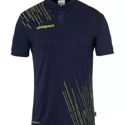 Clearance uhlsport Score 26 Poly Polo Marine/Fluo Gelb