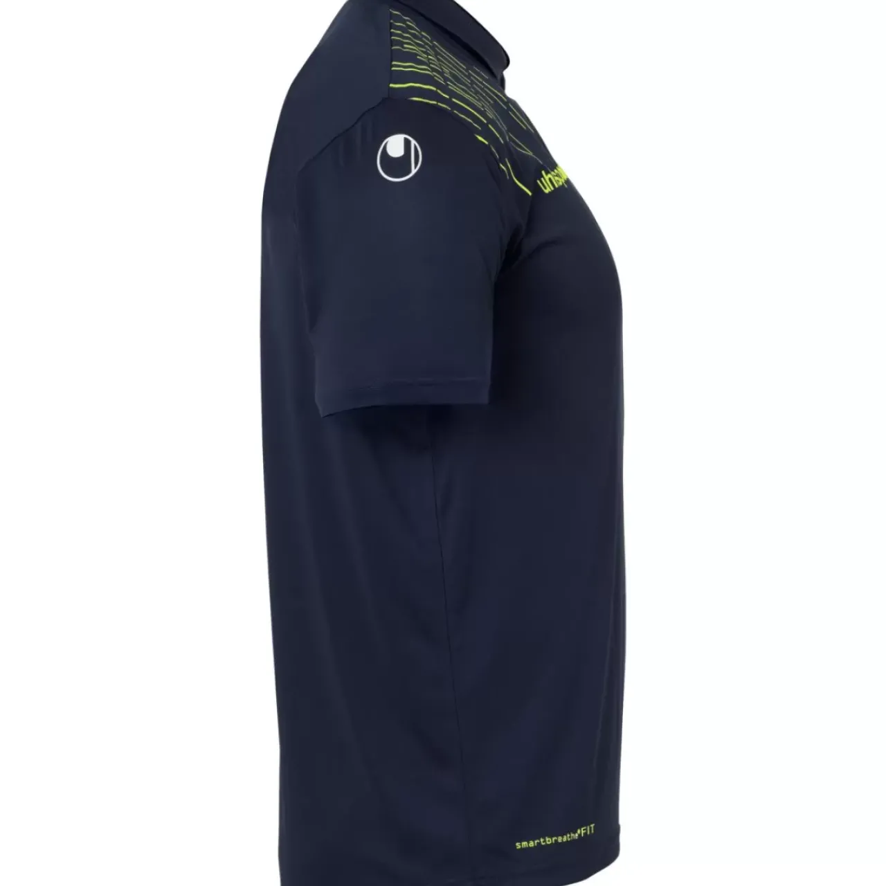 Clearance uhlsport Score 26 Poly Polo Marine/Fluo Gelb