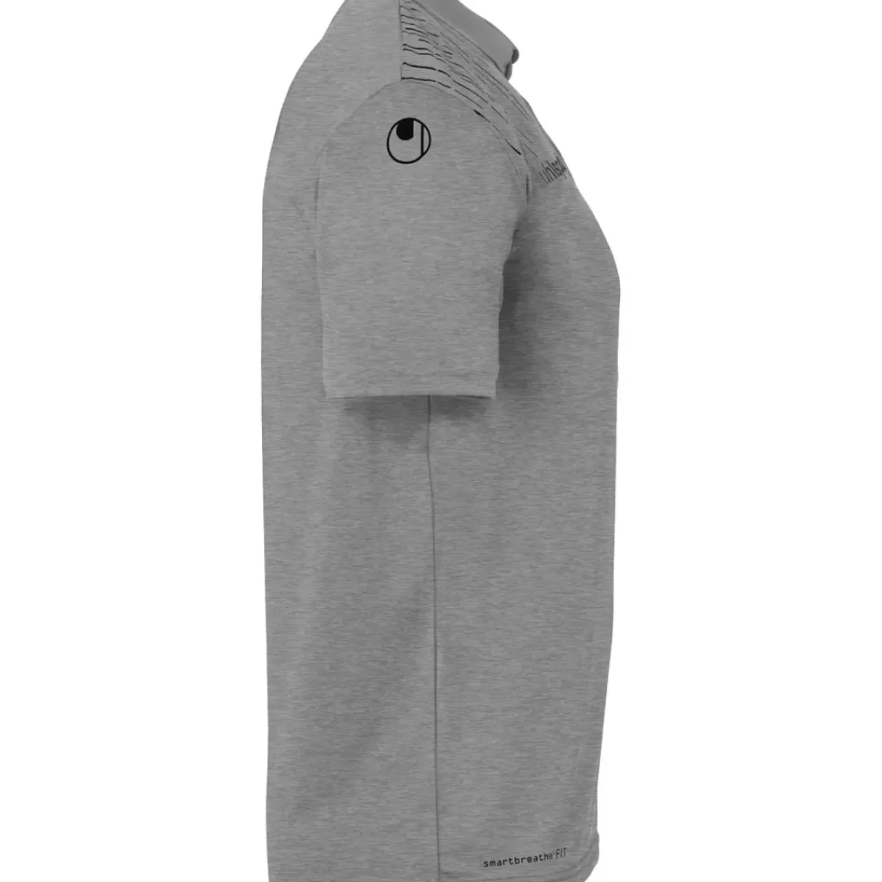 Outlet uhlsport Score 26 Poly Polo Gris Fonce Chine/Noir